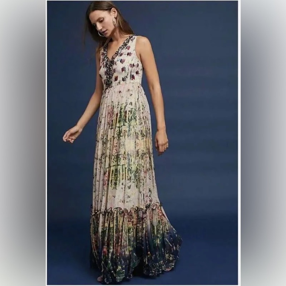 The Anthropologie Bhanuni Jyoti Maxi Dress